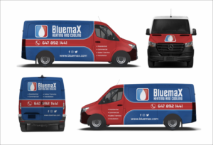 Car Wrap-Design von Robert Macwan für Bluemax Heating and Cooling | Design: #23717390