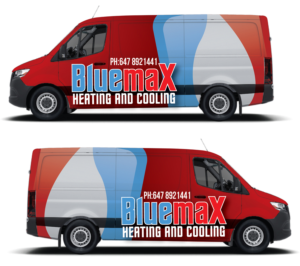 Car Wrap-Design von Deziners Zone für Bluemax Heating and Cooling | Design: #23689229