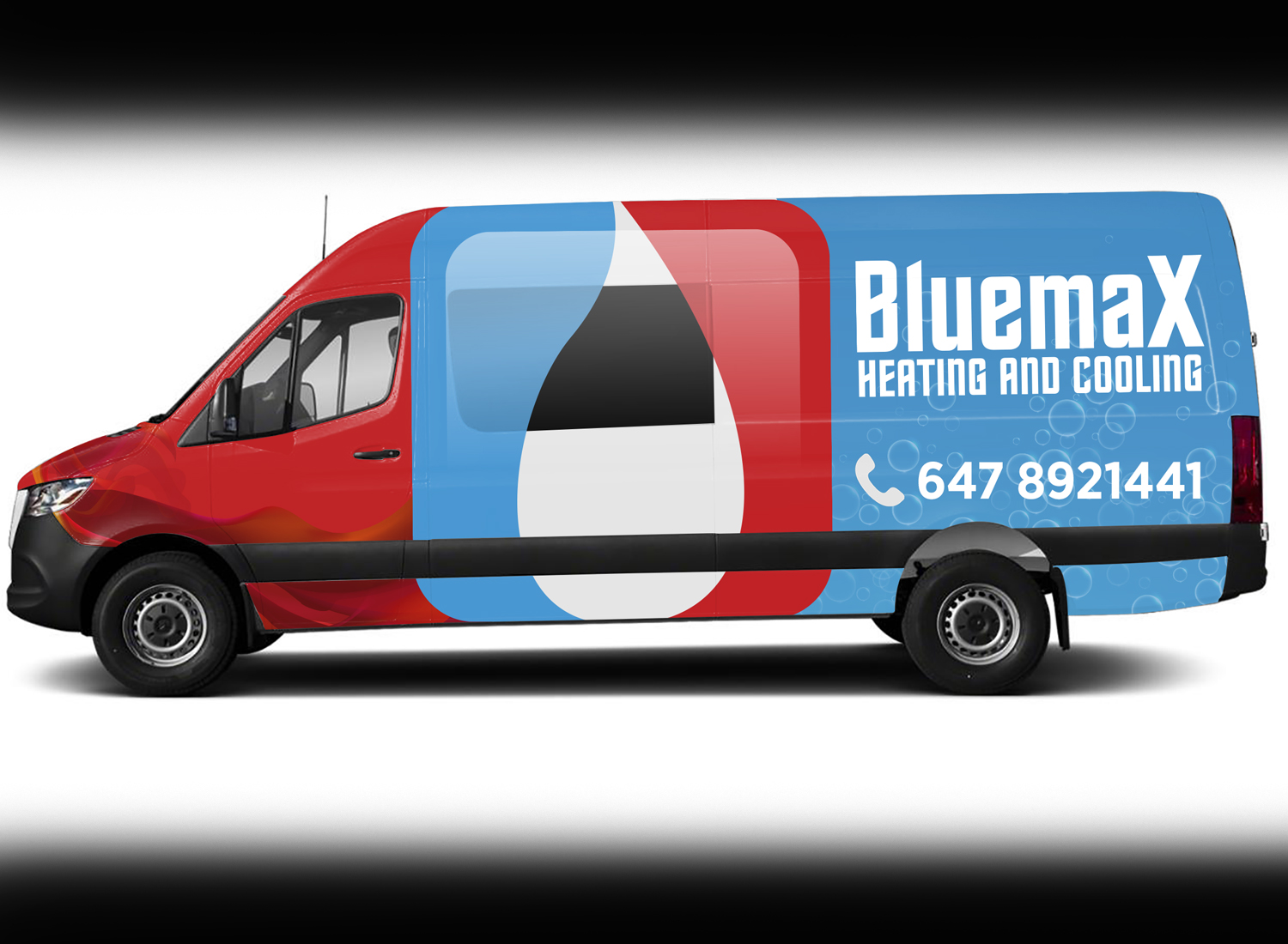 Car Wrap Design by RubelRir for Bluemax Heating and Cooling | Design #23713164