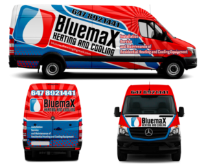 Car Wrap-Design von The Faisal für Bluemax Heating and Cooling | Design: #23702561