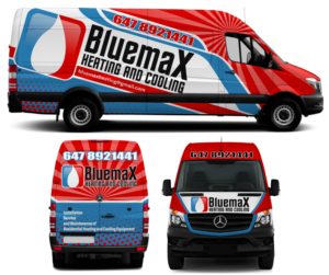 Car Wrap-Design von The Faisal für Bluemax Heating and Cooling | Design: #23713531