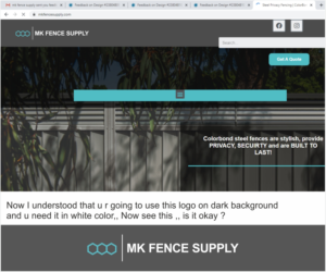 Logo Design by Logocraft for mk fence supply | Design: #23812229