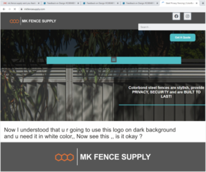 Logo Design by Logocraft for mk fence supply | Design: #23812230