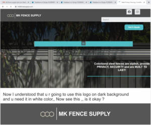 Logo Design by Logocraft for mk fence supply | Design: #23812231
