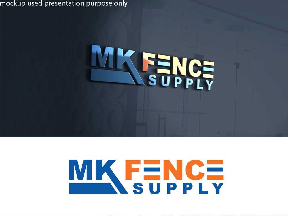 Logo Design by Juli creation for mk fence supply | Design #23665789