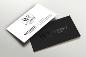 Business Card Design by LAXMI DESIGNHUB for We Recruit Group | Design: #23660742