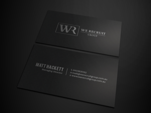 Business Card Design by Tripti Ranjan Gain for We Recruit Group | Design: #23660665