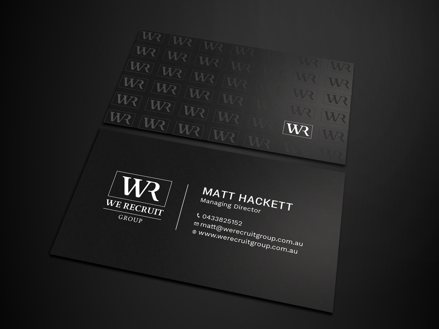 Business Card Design by Tripti Ranjan Gain for We Recruit Group | Design #23660666