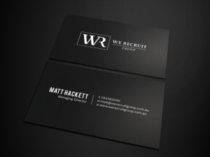 Business Card Design by Tripti Ranjan Gain for We Recruit Group | Design: #23660668