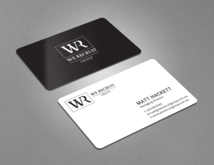 Business Card Design by Tripti Ranjan Gain for We Recruit Group | Design: #23660674