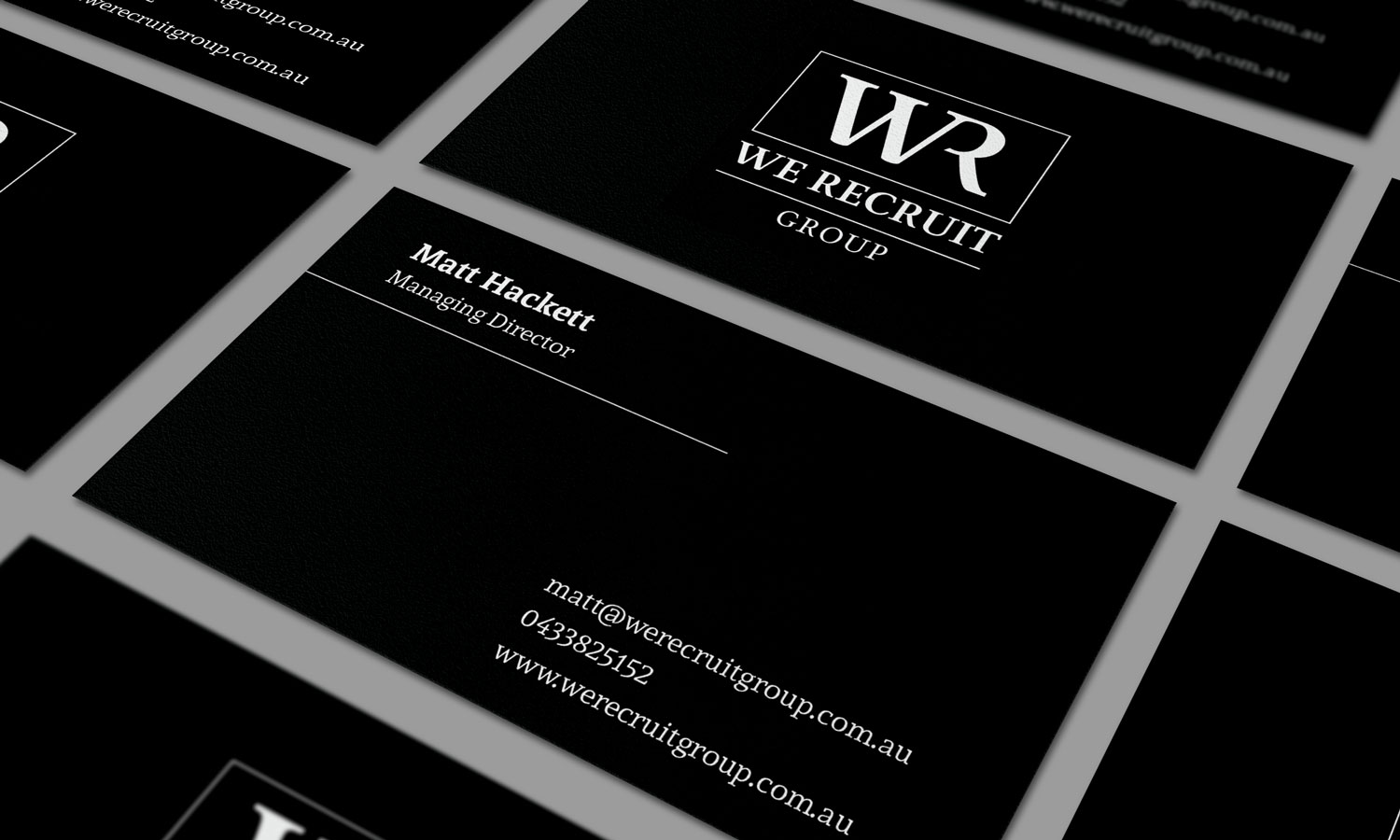 Diseño de Tarjeta de Presentación por coo.lt para We Recruit Group | Diseño #23660205