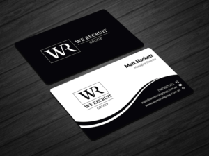 Business Card Design by Musa. A for We Recruit Group | Design: #23662693