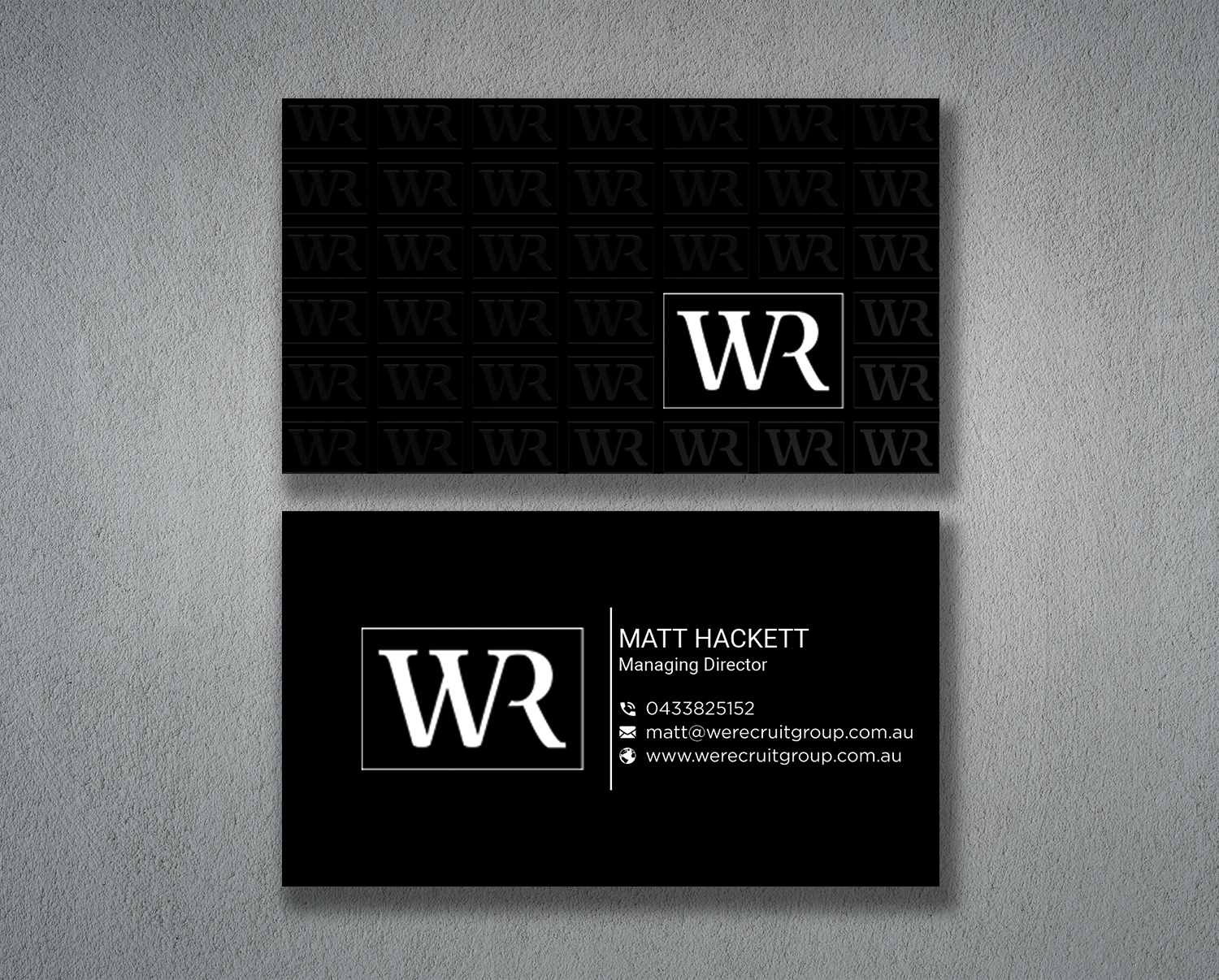 Business Card Design by nurulhasan.iou for We Recruit Group | Design #23659884