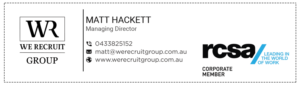 Business Card Design by nurulhasan.iou for We Recruit Group | Design: #23666884