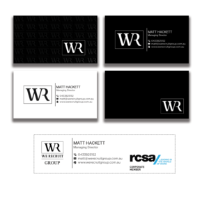 Business Card Design by nurulhasan.iou for We Recruit Group | Design: #23666958