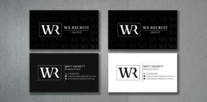 Business Card Design by nurulhasan.iou for We Recruit Group | Design: #23713317