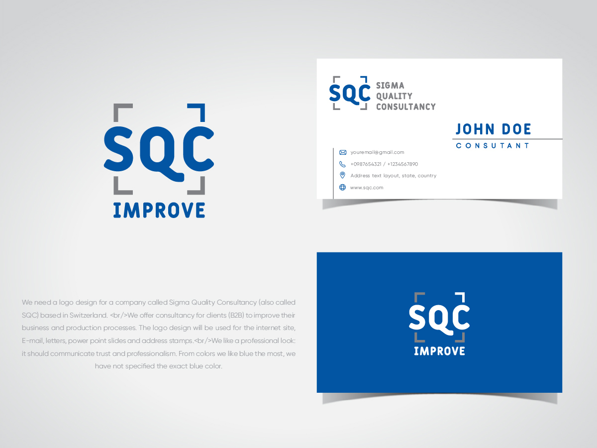 Logo Design by dharlan for Sigma Quality Consultancy | Design #23671218