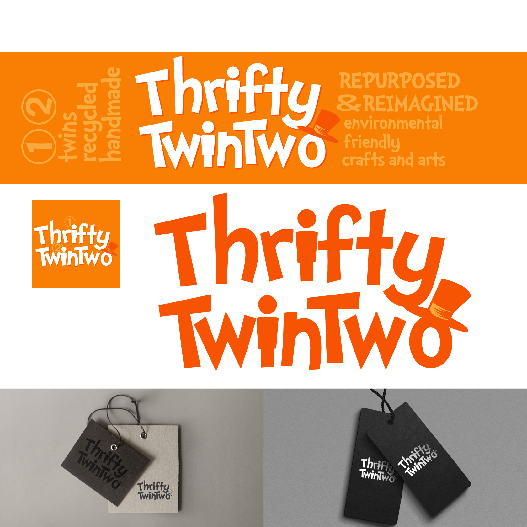 Logo Design by Sergio Coelho for thriftytwin2 | Design #23674643
