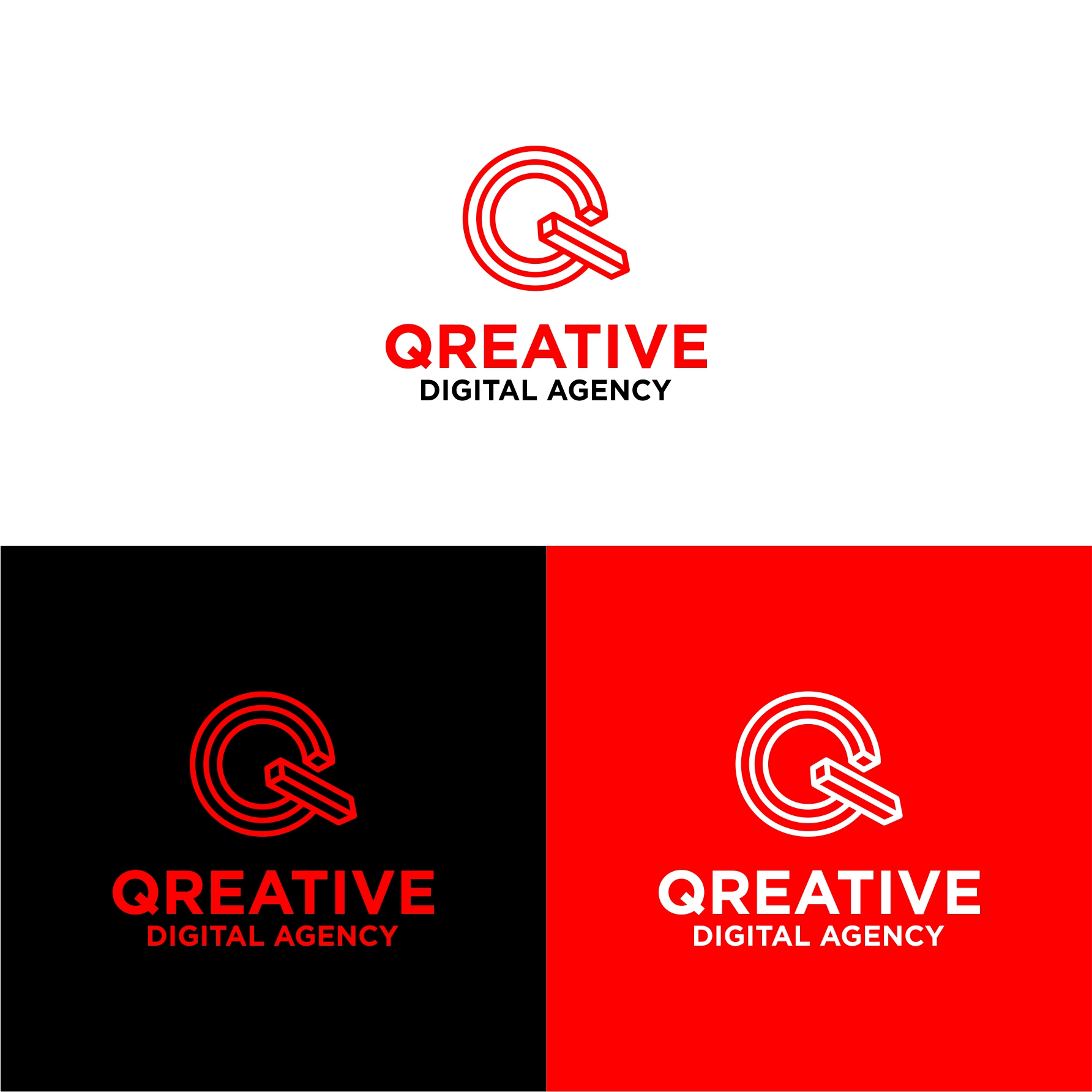 Logo Design by Rusmin Gustamin for Qreative | Design #23683802