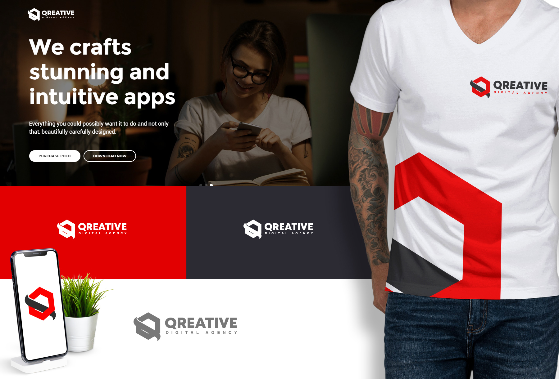 Logo Design by ClassyArtGraphicBD for Qreative | Design #23716738