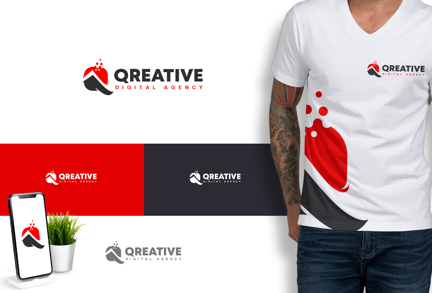 Logo Design by ClassyArtGraphicBD for Qreative | Design #23716824