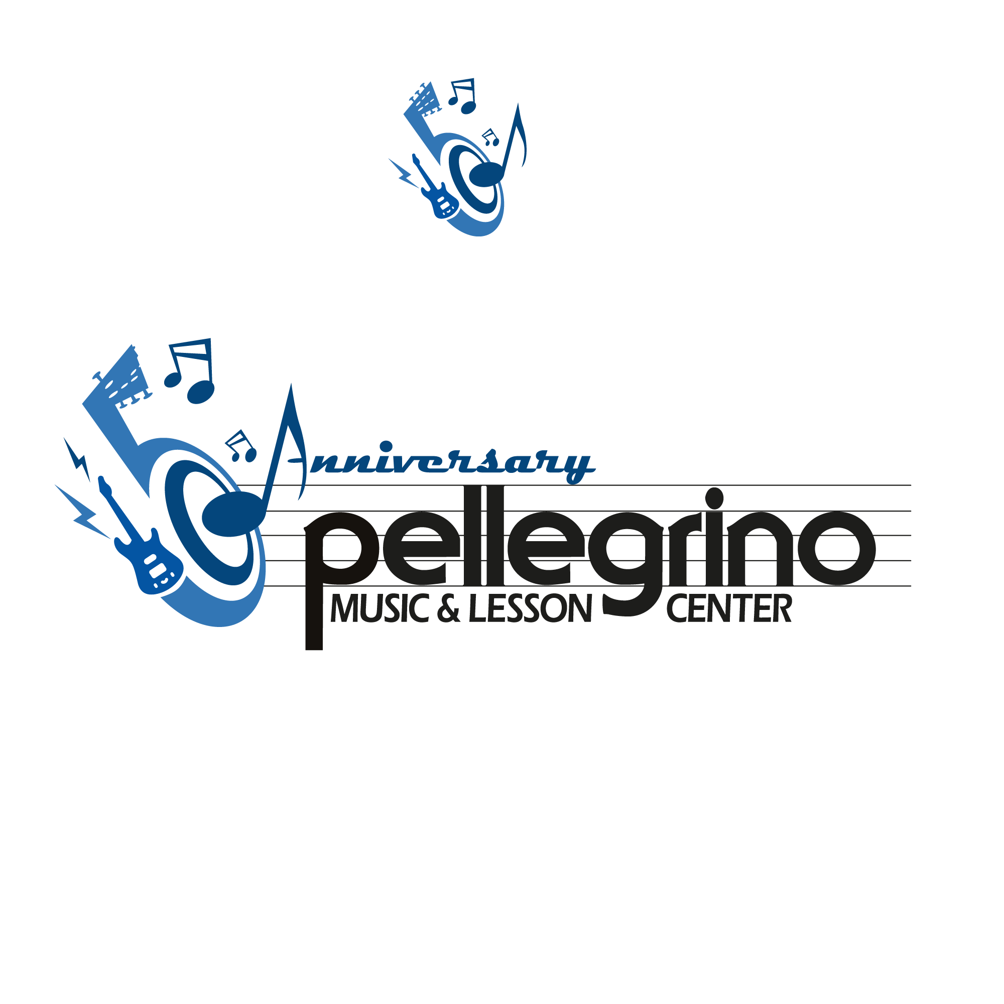 Logo Design by Gausian Studio for Pellegrino Music Center | Design #23667611