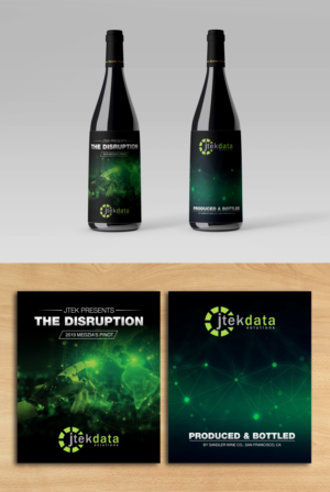 Wine Label for technology company | Diseño de Etiqueta por ecorokerz