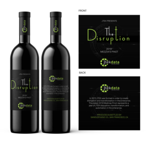 Wine Label for technology company | Diseño de Etiqueta por SAI DESIGNS