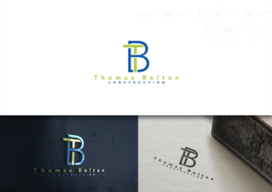 Thomas Bolton Construction | Logo Design by maria-kaz