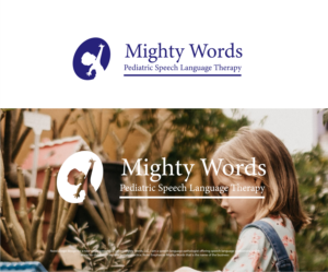 Mighty Words, Pediatric Speech Language Therapy | Diseño de Logo por Ng V Duc