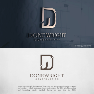 Done Wright Construction  | Logo-Design von cahayafatimah