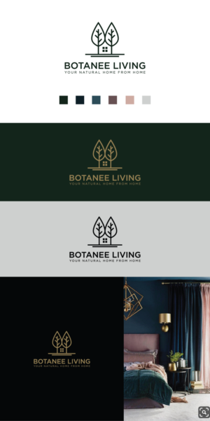 botanee  / botanee stays / botanee living / botanee capital strapline  "your natural home" | Logo Design by TerryBogard