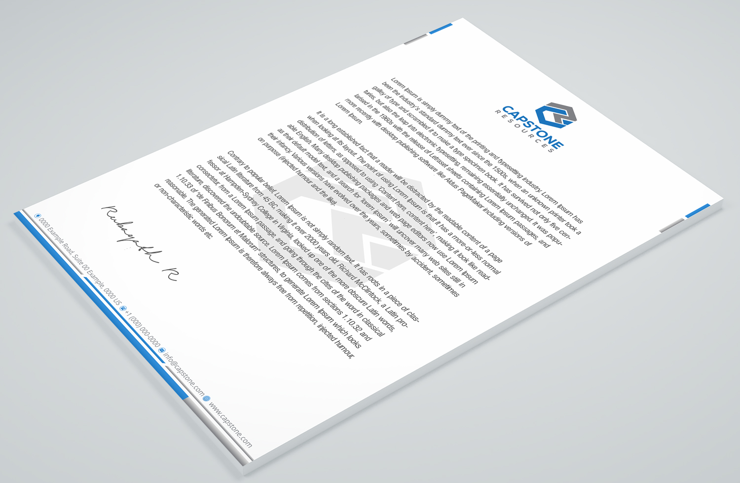 Stationery Design by Petter Goms for this project | Design #23679473