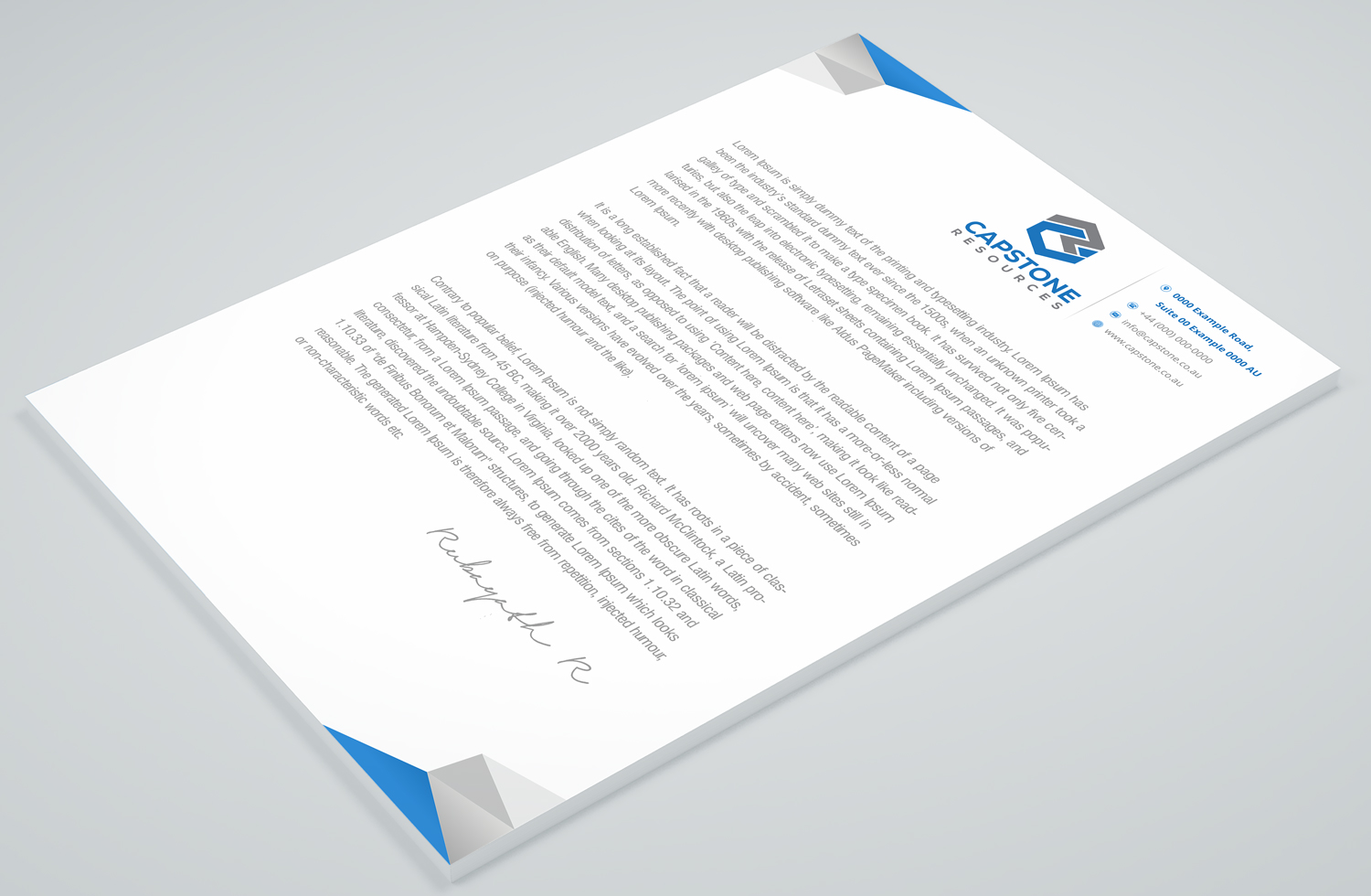 Stationery Design by Petter Goms for this project | Design #23679712