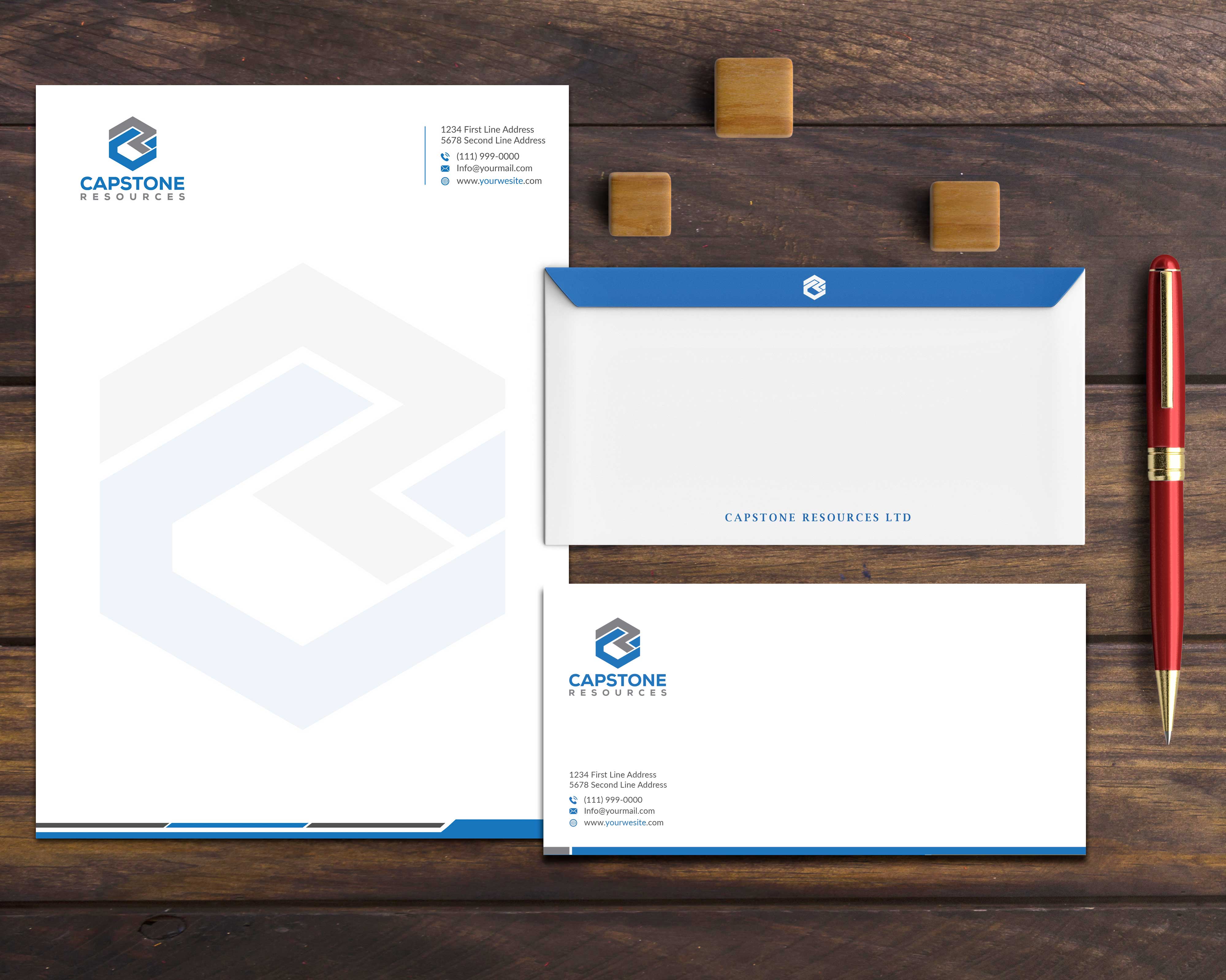 Stationery Design by Musa. A for this project | Design #23683559