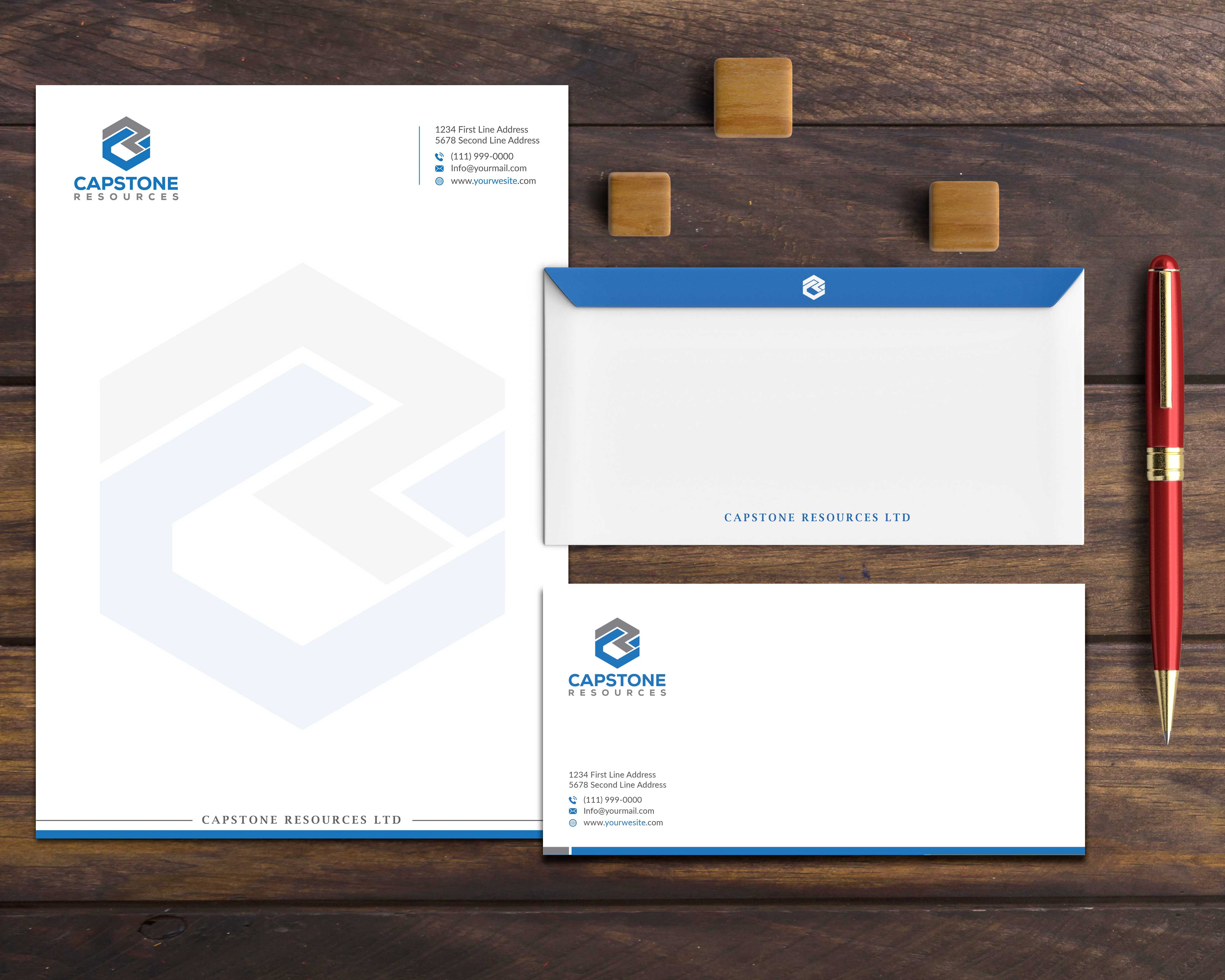 Stationery Design by Musa. A for this project | Design #23683560