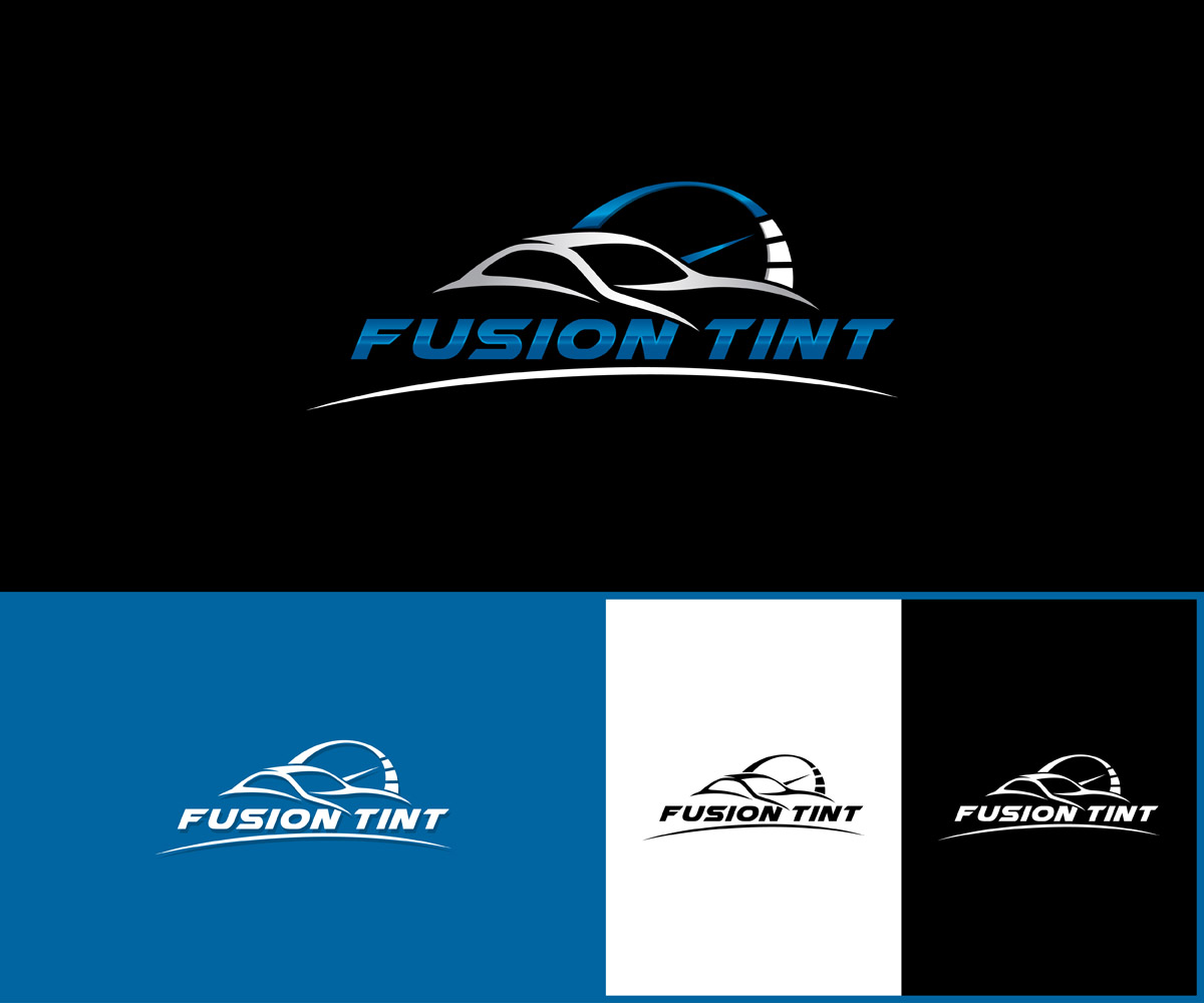 Logo Design by MoonFeather for Fusion Tint | Design #23674603