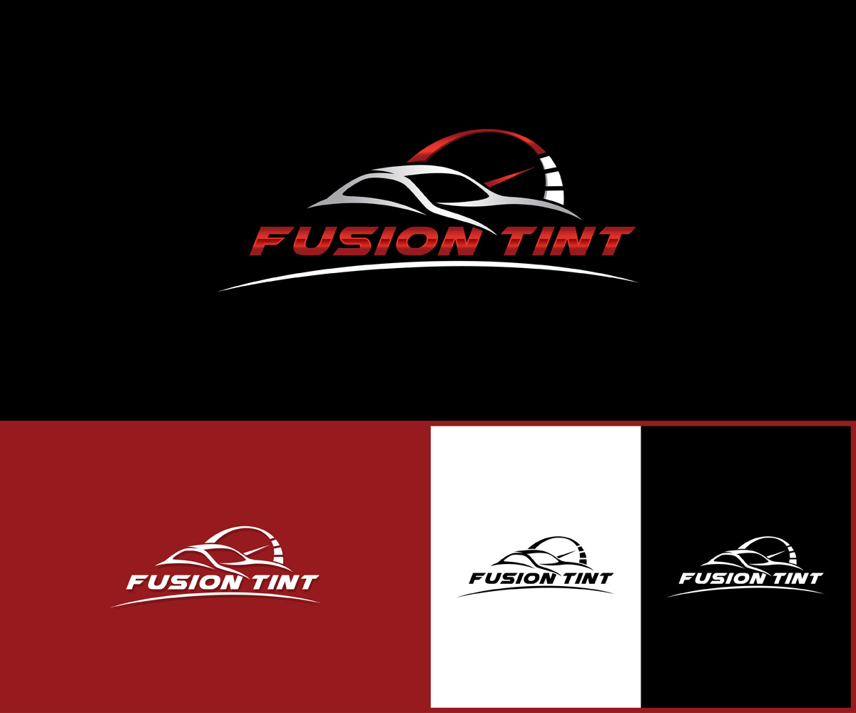 Logo Design by MoonFeather for Fusion Tint | Design #23674606