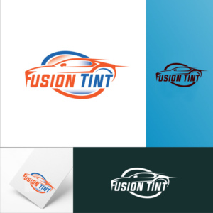 Logo Design by CreativeFlows 2 for Fusion Tint | Design #23704820