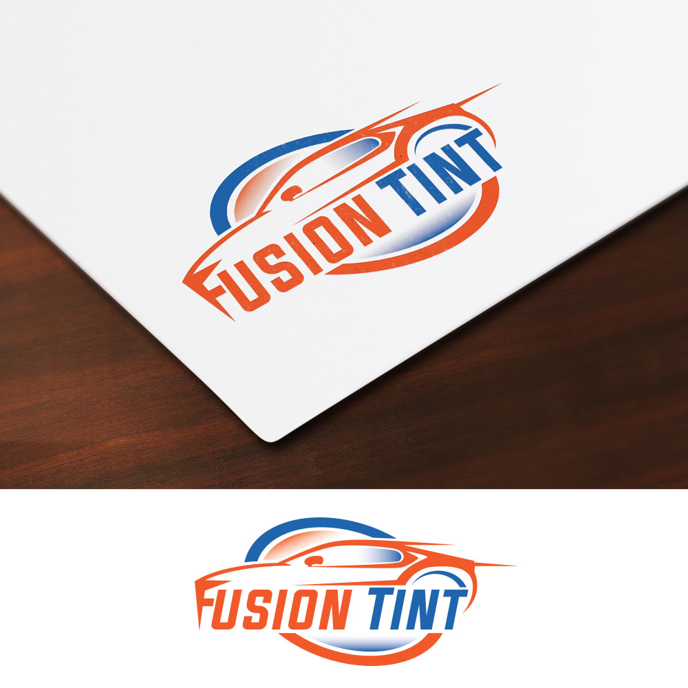 Logo Design by CreativeFlows 2 for Fusion Tint | Design #23704821