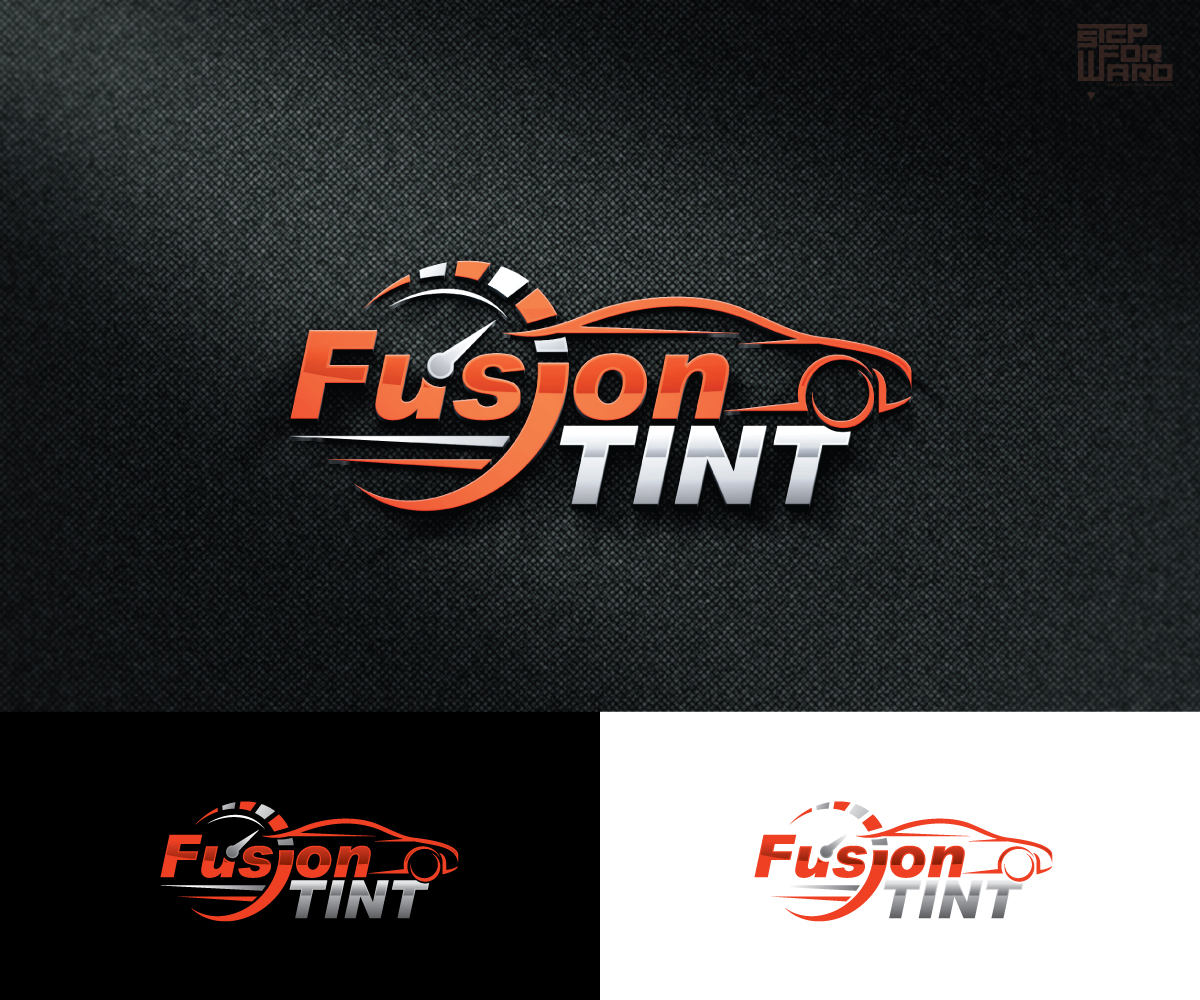 Logo Design by step forward 2 for Fusion Tint | Design #23677178