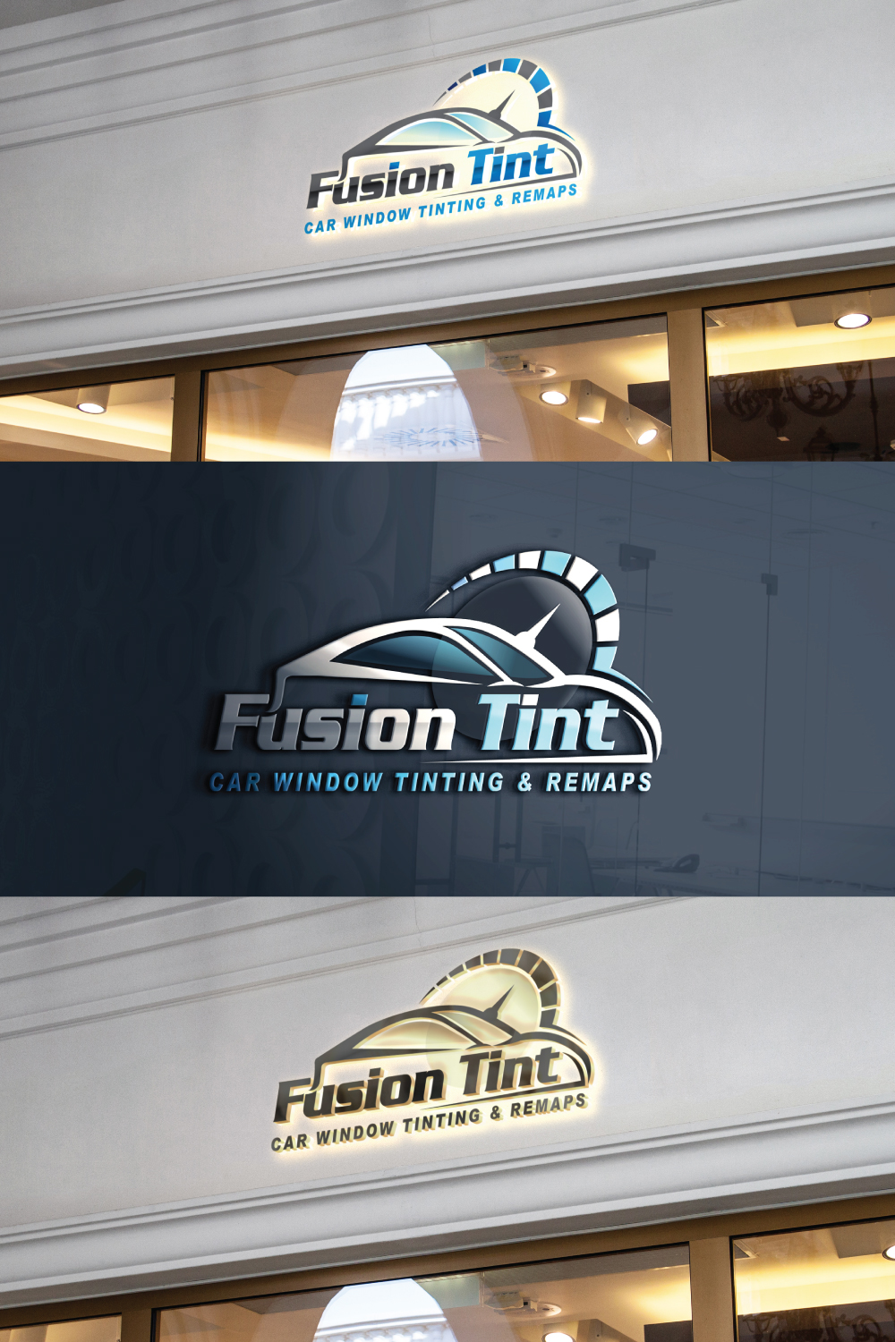 Logo-Design von step forward 2 für Fusion Tint | Design: #23730655
