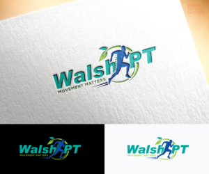 Walsh PT movement matters | Diseño de Logo por step forward 2
