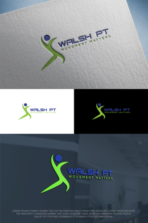 Walsh PT movement matters | Logo Design by GoodTimes$$$