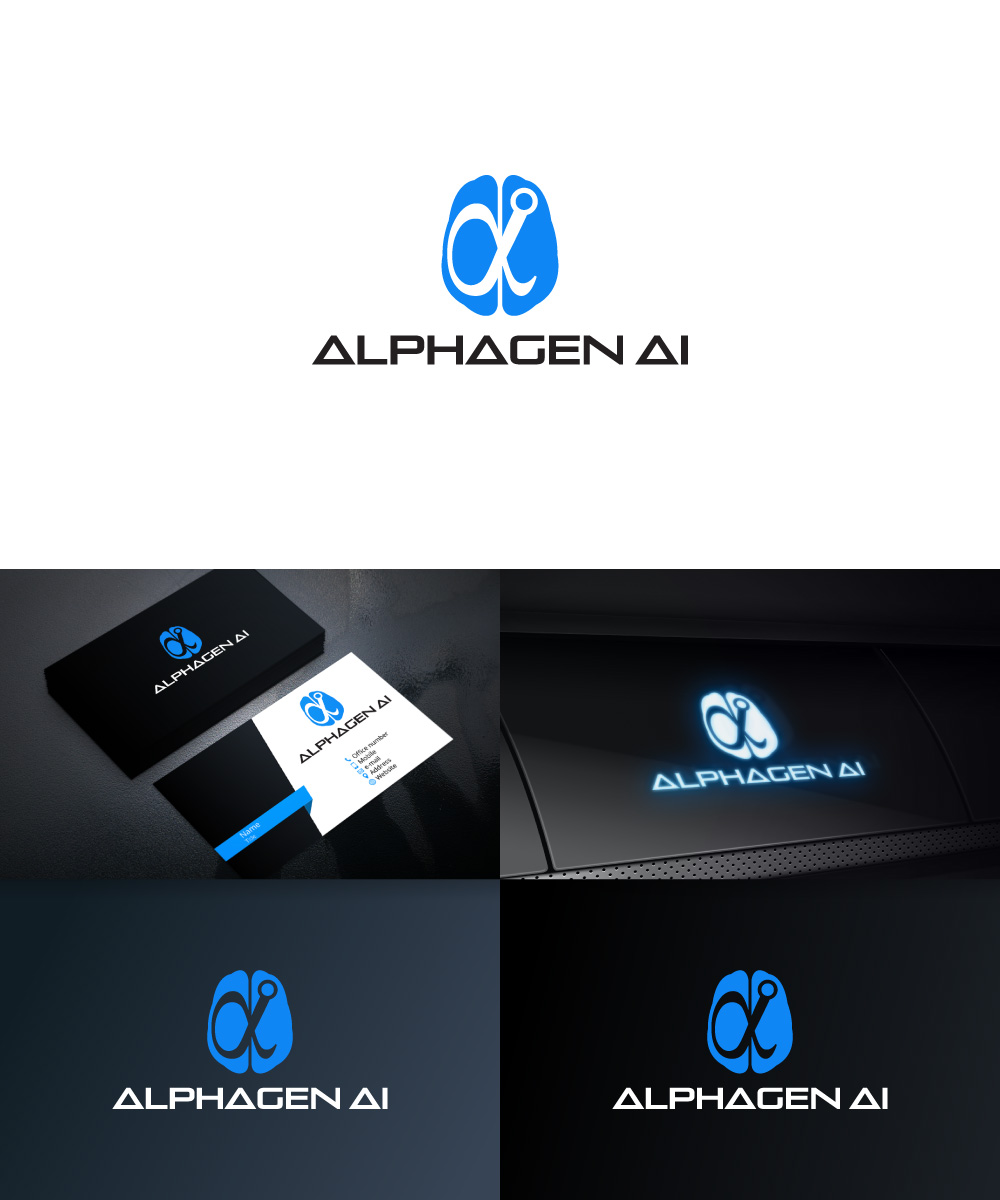 Logo Design by Sergio Coelho for ALPHAGEN AI | Design #23679789