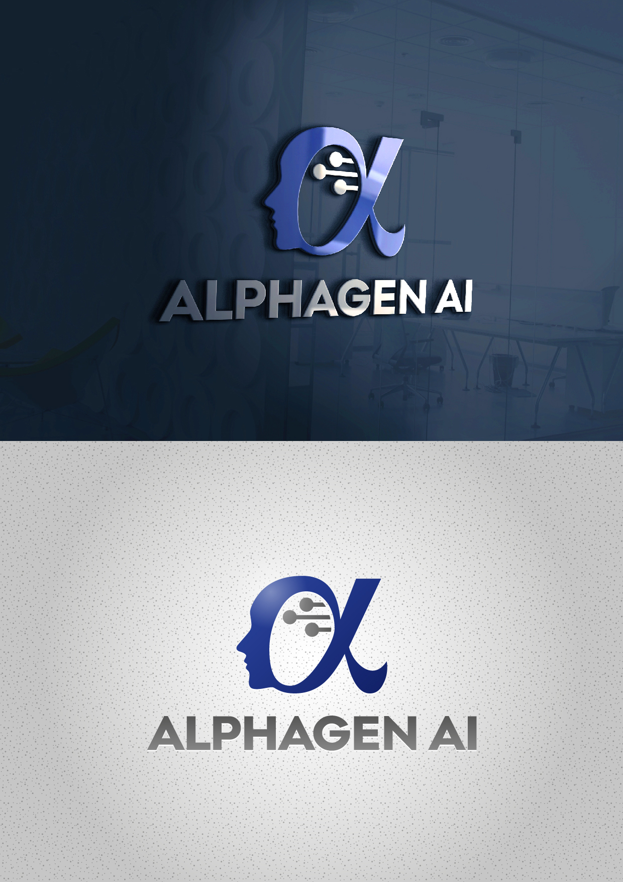 Logo Design by grrssn for ALPHAGEN AI | Design #23675647