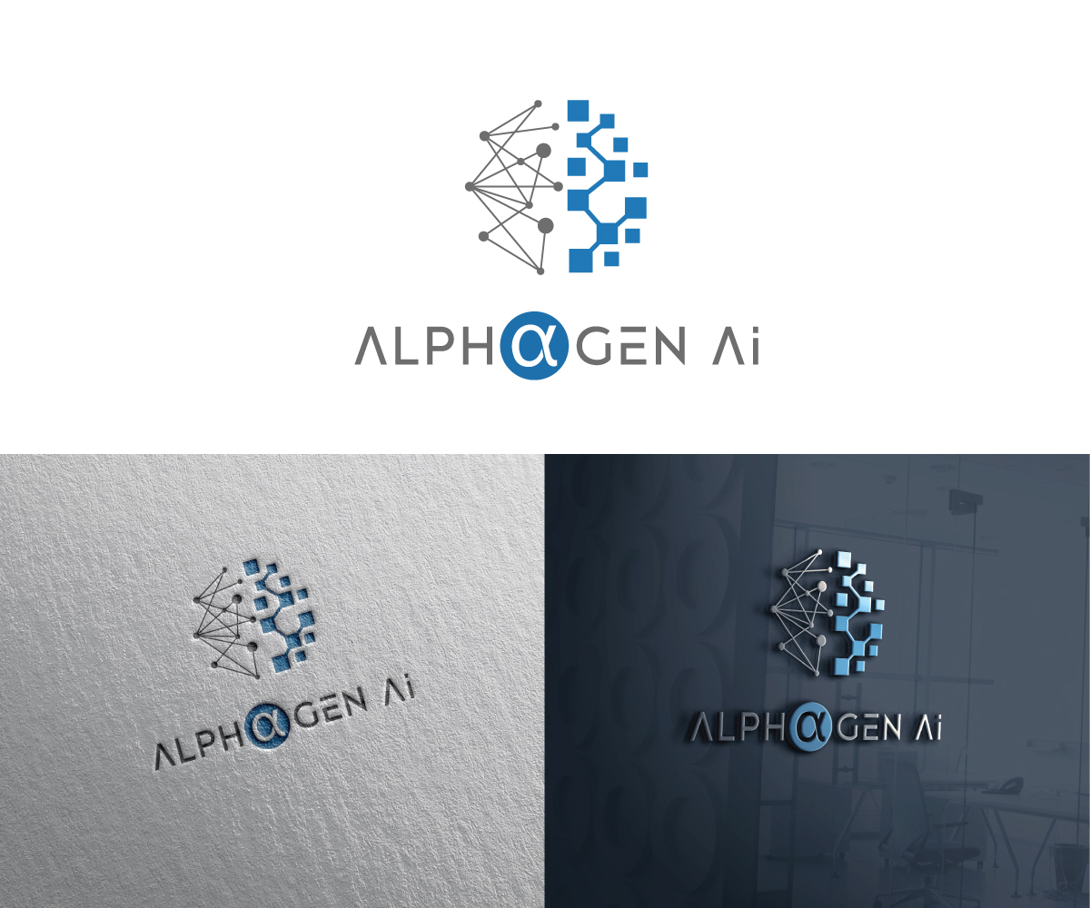 Logo Design by QuynhAnh for ALPHAGEN AI | Design #23681126