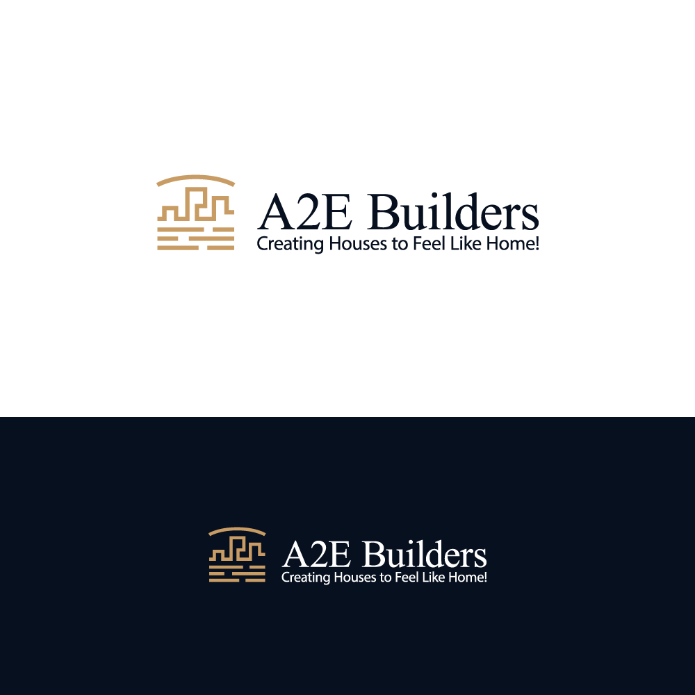 Logo Design by Gisella Guzmán for A2E Builders LLC | Design #23730949
