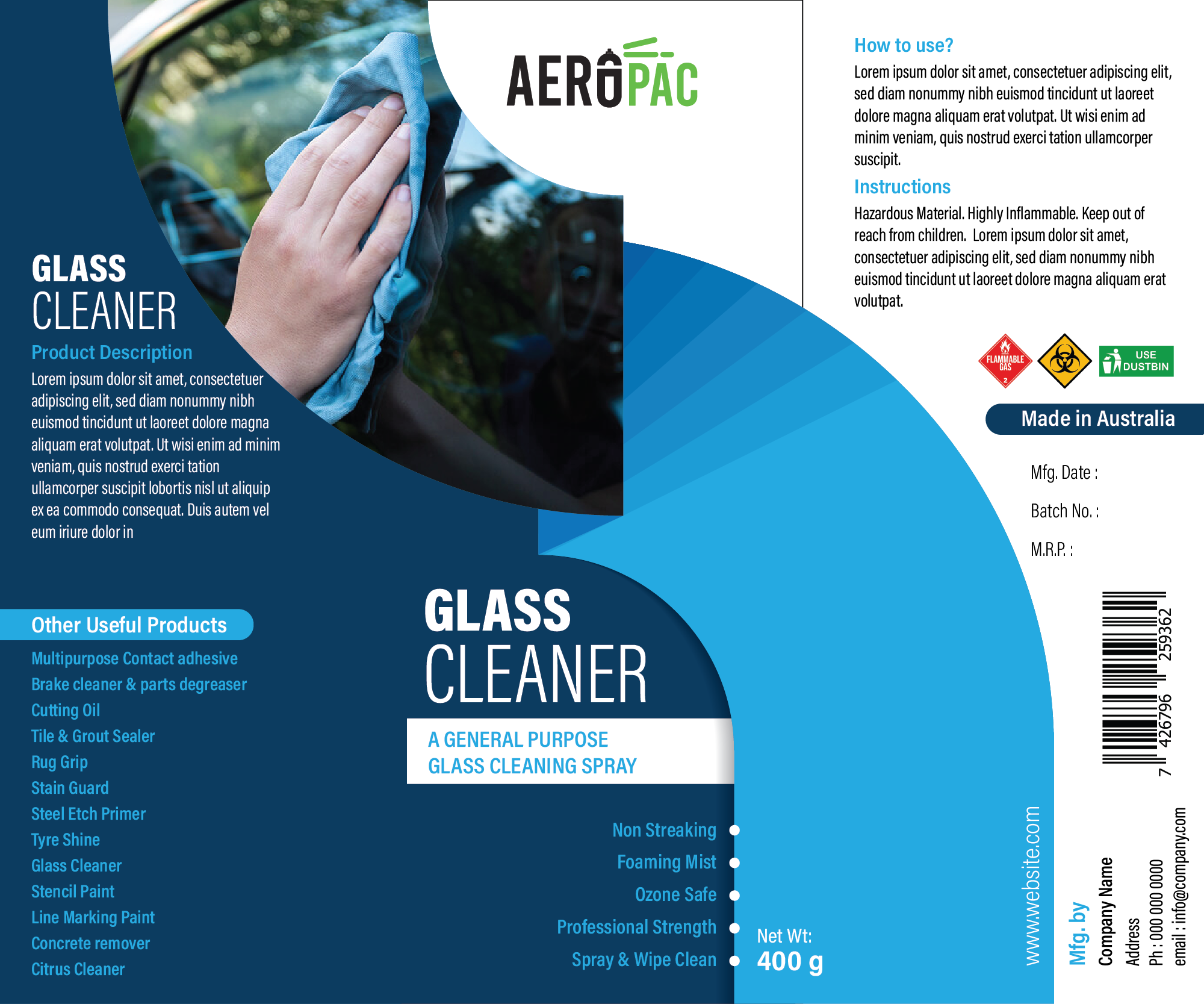 Graphic Design by Akshar Shailesh for Aeropac | Design #23678272