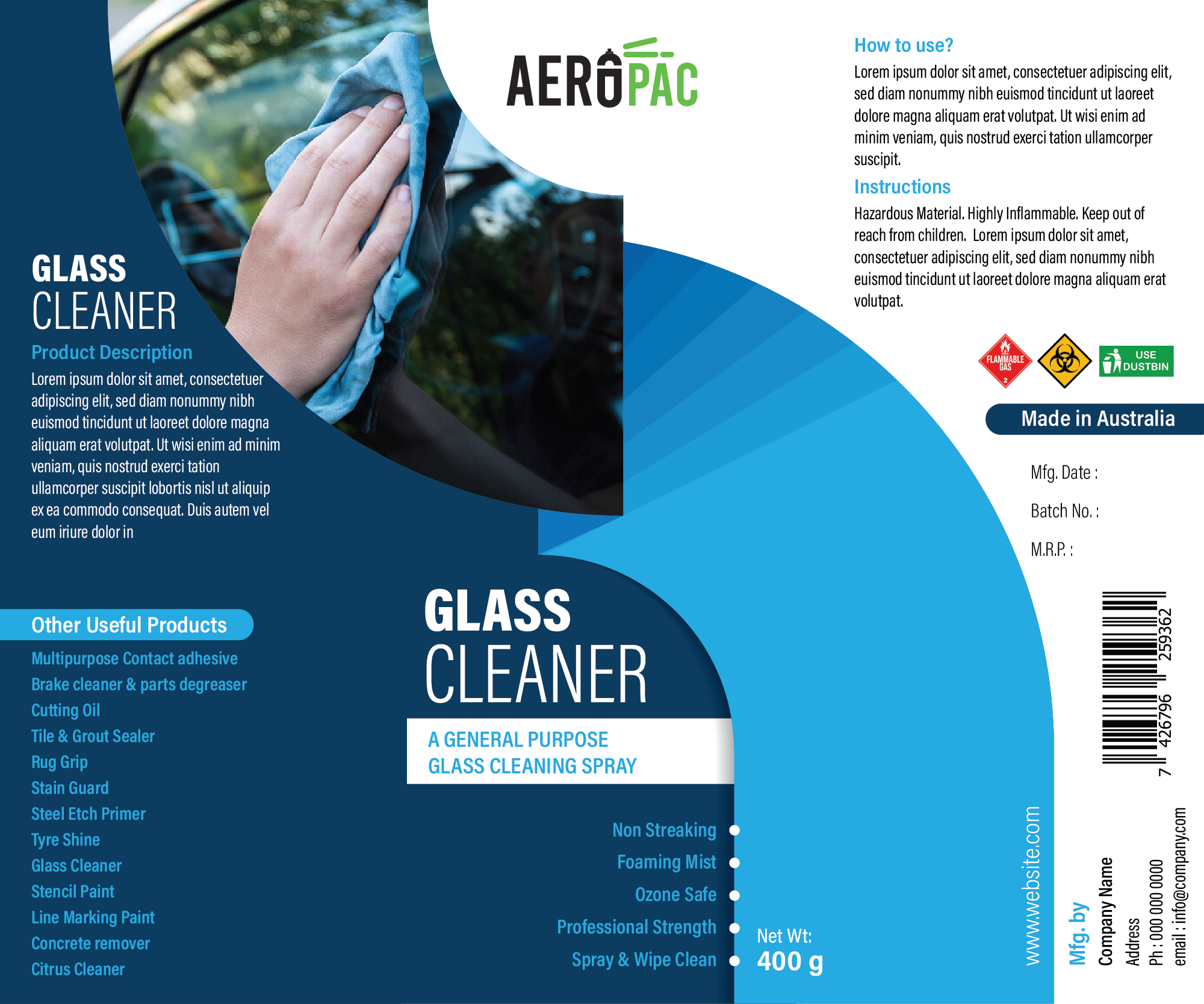 Graphic Design by Akshar Shailesh for Aeropac | Design #23678517